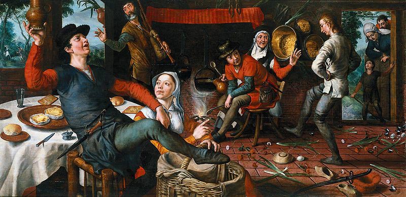 Pieter Aertsen The Egg Dance.